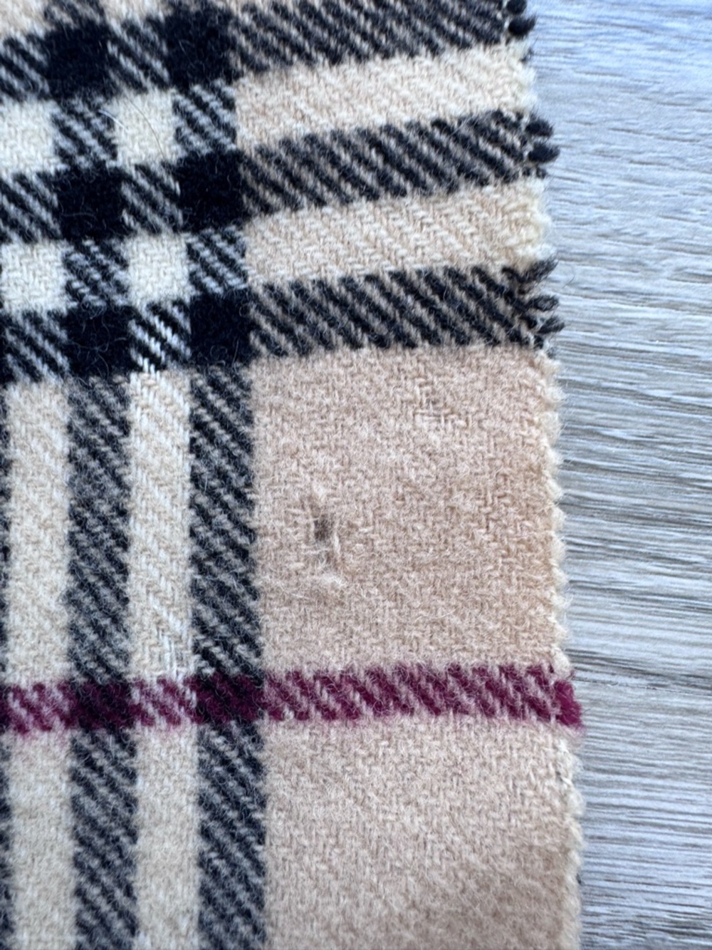 Vintage Burberry Classic Nova Check 100% Lambswool Made in England - Picture 3 of 4